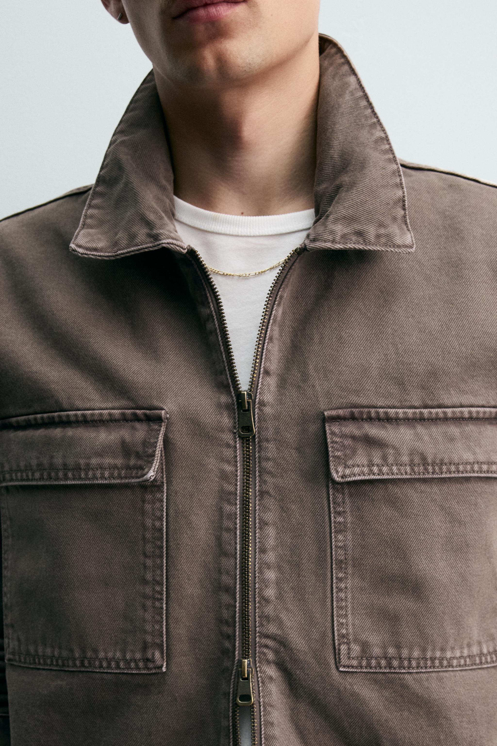 BLOUSON COURT COUPE ZIPPÉ